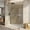 Silver1 72x48, variant on Senfot Large Sliding Glass Shower Door 72x48 Inch 6mm Tempered Glass Easy-Clean Coating Smooth Quiet Rollers Frameless Bathroom Shower Door Black