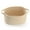 Beige, variant on Cute Woven Storage Basket with Handle, Baskets for Gifts Empty, Gift Baskets for Christmas Birthday Baby Shower Burr, Decorative Organizer Box for Baby Toy Pet, 13" D x 8" W x 6" H