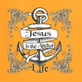 thumbnail image 2 of Wild Bobby, Jesus Is The Anchor Of My Life, Inspirational/Christian, Women Graphic Tee, Gold, Small, 2 of 4