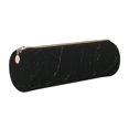 thumbnail image 1 of Disketp Black Marble Estuche Organizador de Lápices de Cuero, Estuche de Oficina con Cremallera para Bolígrafo y Lápiz, 1 of 6