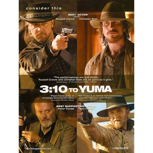 3h10 Pour Yuma Streaming Vostfr 3:10 to Yuma - movie POSTER (Style H) (11" x 17") (2007) - Walmart.com