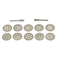 thumbnail image 1 of MasteelfCA Mini Disques de Coupe Diamant Lames de Roue Coupées Ensemble de Pierres Précieuses Outils Rotatifs 8 Trous 22mm, 1 of 7