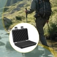 thumbnail image 4 of Estuche rígido de transporte, caja de almacenamiento, organizador para piezas, herramientas, instrumentos de precisión, equipos de prueba, accesorios. Negro L, 4 of 5