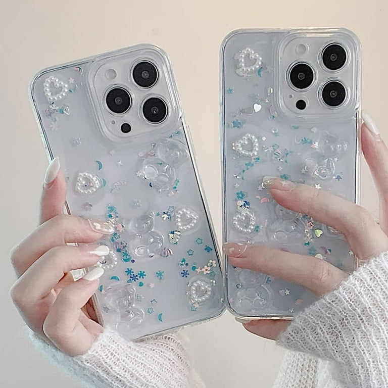 iPhoneアクセサリー Rosemuse charm clear smart phone case Amazon.com: Fycyko Case for iPhone SE 2022/2020 7/8 with