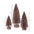 thumbnail image 2 of Vickerman L137416 Mocha Glitter Oval Tree Set, 2 of 2