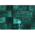 thumbnail image 1 of Ahgly Company Indoor Rectangle Persian Turquoise Blue Traditional Area Rugs, 8' x 10', 1 of 4
