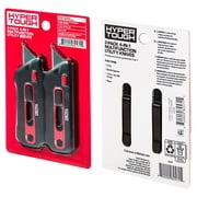 Hyper Tough 2-Pack 4-in-1 Multifunction Utility Knife