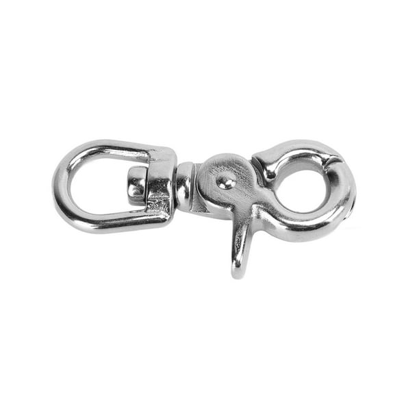 Qiilu Snap Hooks With Trigger Snap,swivel Clasps Lanyard Snap Hook,65mm Stainless Steel Lobster Claw Clasps Swivel Clasps Lanyard Snap Hooks With Trig