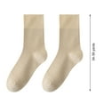 thumbnail image 5 of Kiskick 1 Pair Women Stockings Anti Skid One Size Wear-resistant Anti-pilling No Odor High Elasticity Anti-deformed Super Soft Anti-slip Lady Stockings - for Daily Wear, 5 of 7