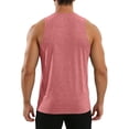 thumbnail image 3 of Workout Tank Tops for Men Moisture Wicking Quick Dry Sleeveless Sjirts Breathable Cut Off Muscle Gym Workout Running Mesh Shirt for Summer, 3 of 5