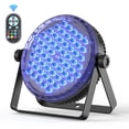 thumbnail image 2 of 60LED Stage Par Can Light - 120W RGBW 4-in-1 LED DJ Par Light Remote DMX Control Sound Activated Auto Play for Church Wedding Party Bar Club Mobile Music Live Show Stage Lighting,10pcs, 2 of 8