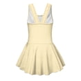 thumbnail image 5 of Uourmeti Cute Cartoon Mouse with Cheese Print Skirted One Piece Swimsuit for Girls - Quick Dry Stretch Swim Dress for Pool & Beach Vacation, 5 of 8