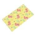 thumbnail image 2 of YFYANG Absorbent Towel, Soft Skin-Friendly Yellow Cartoon Cat Graffiti Washcloth Bath Towel, Suitable for All Skin, 27.5 x 16-inch, 2 of 7