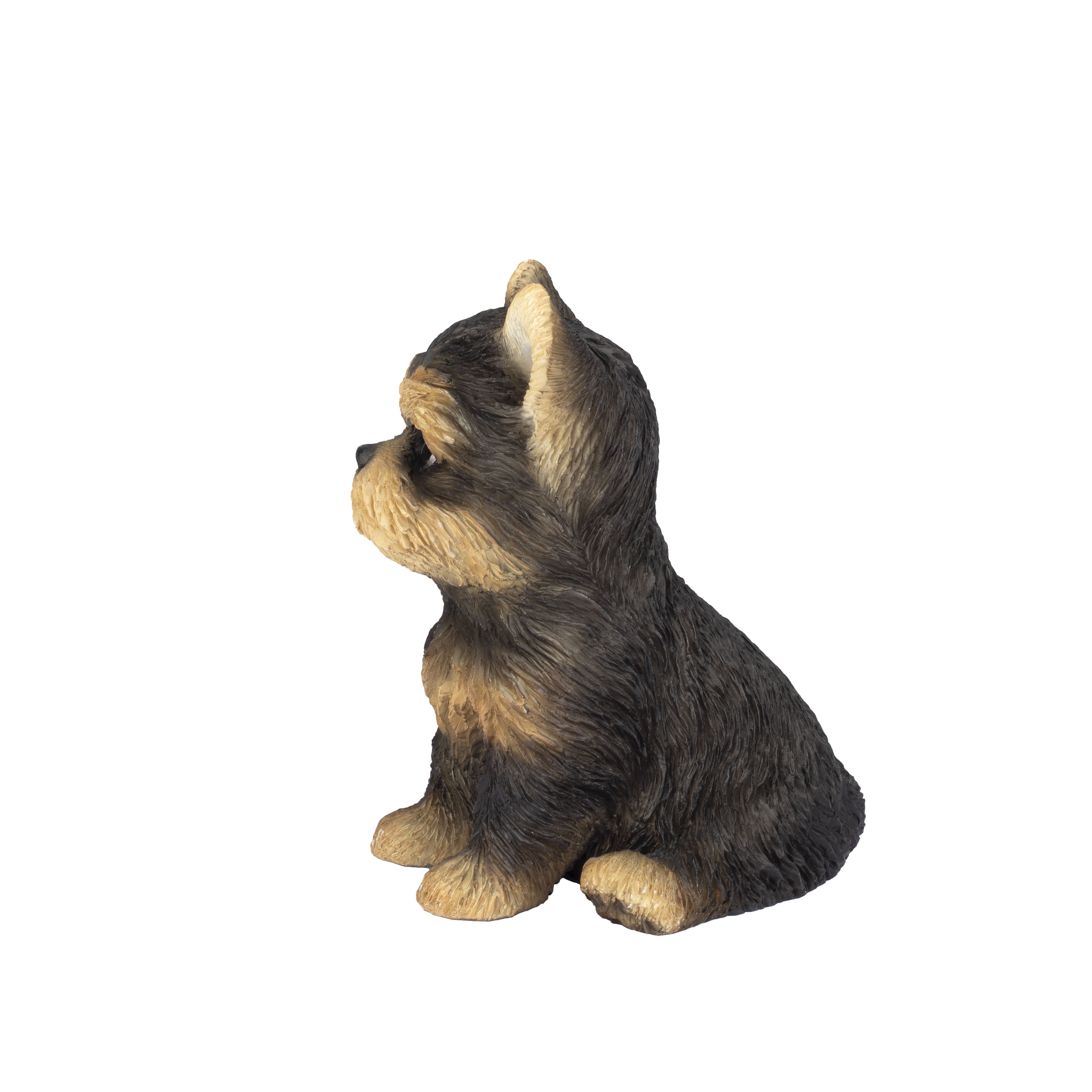 SOREAL Brown YorkTerrier | Handpainted Decorative Puppy Statue for Home & Garden Decor | Premium Polyresin Dog Statue | Gift for Dog Lovers | Weather-Resistant Indoor/Outdoor Decor