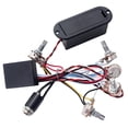 thumbnail image 2 of 1 Circuito de Cableado de Preamplificador de Pastilla de Ecualización de 3 con Caja de , Suministro Luthier Hugo Partes de bajo, 2 of 7