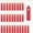 Bright Red, variant on 40 Pcs PU Leather Keychain Blanks Bulk Laser Engraving Key Fob Kit with Rings for DIY Supplies Gifts (Dark Red, 3.7" x 0.7") Dark Red -