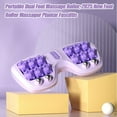 thumbnail image 2 of Portable Dual Foot Massage Roller, 2025 New Foot Roller Massager Plantar Fasciitis, Plantar Fasciitis Rollers Improved Circulation, Portable Reflexology Tool for Home & Office, 2 of 7