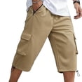 thumbnail image 2 of Danhjin Womens Cargo Pants Lightweight Drawstring Cargo Pants Soft Stretch Baggy Low Waisted Basics Pants, 2 of 6