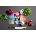 thumbnail image 2 of Border Collie Hippie Dawg Glass Cutting Board Large 12 in x 15 in, 2 of 5
