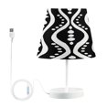 thumbnail image 2 of African Tribal Lines and Dots Desk Lamp LED Table Nightstand Lamps with 3 Color Temperatures for Home Bedroom Living Room Decor 8x12, 2 of 8