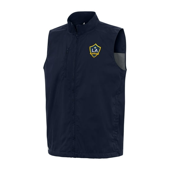 Men's Antigua Navy LA Galaxy Brisk Full-Zip Vest