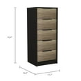 thumbnail image 5 of Home Square 2-Piece Set with 2 Drawer Night Stand & 5 Drawer Dresser, 5 of 20