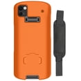 thumbnail image 2 of Étui + Sangle de Main Combo pour Zebra TC53 TC58 Scanner d'Ordinateur Mobile, Nakedcellphone Coque Rigide Texturée avec Support - Orange Vif, 2 of 8