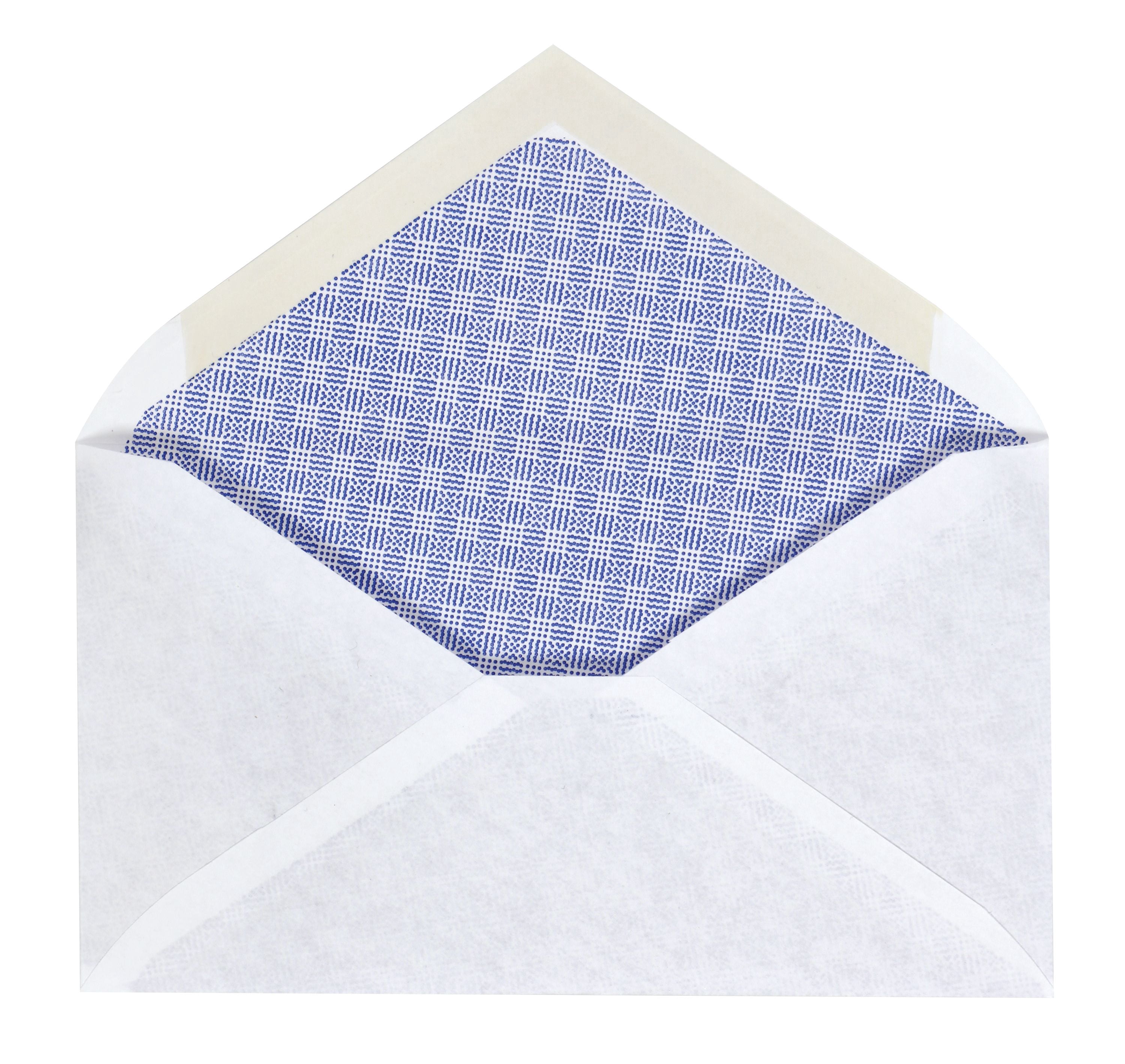 Pen+Gear Envelopes Size #6-3/4 (3-5/8" x 6-1/2"), 20 lb., White, Security, Gummed, 100-Count