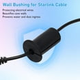 thumbnail image 3 of 2 PCS Starlink Wall Grommets Kit 3/4" Silicone Wall Bushing-Waterproof Drywall Tv Cord Pass Through Split Rubber Cable Grommet for Starlink Dishy Ethernet Cables Router (White 1-1/2" Height) White-2, 3 of 8