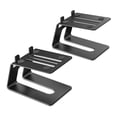 thumbnail image 2 of 2Pcs Desktop Speaker Stand, Studio Monitor Riser - 5° Incline Design Improve Listening Experience, Desk Audio Stand for Speaker, Cantilevered Speaker Stand,Vibration Absorption Pad, 2 of 8