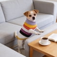 thumbnail image 6 of Kingtowag White Small Pet Sweater, Warm Knitwear Soft Winter Clothes for Dogs Cats Pocket Coat, Dog Sweater Warm Pet Knitwear Soft Winter Clothes, Turtleneck, 6 of 6