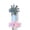 A001- A, variant on Crown - Topped Number 6 Candle, Fashionable Cartoon - Designed Birthday Candle with Sparkling Accents - for Birthday Parties, Cake Decorations, Celebratory Events