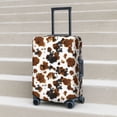 thumbnail image 4 of Cauagu Cow Tie Dye Print Travel Luggage Cover,Travel Dust-proof Suitcase Cover Softside Suitcase Protector for 18-32inch,Not Included Suitcase, 4 of 8