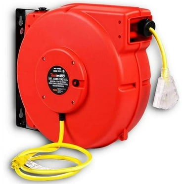 Masterplug 3ft Extension Cord Storage Reel - Walmart.com