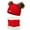 Red, variant on Infant Toddler Winter Hat Scarf Set for Baby Girl Knitted Warm Fleece Lined Skiing Cap Lovely Pompom Kids Beanie 6-36 Months (White)