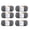 Charcoal, variant on Loops & Threads Charisma Yarn - Multicolor Yarn for Knitting, Crochet, Weaving, Arts & Crafts - Northern Light, Bulk 6 Pack