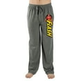 thumbnail image 3 of The Flash Classic Superhero Men's Graphite Heather Sleep Pants-Large, 3 of 6