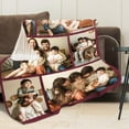 thumbnail image 4 of Custom Blanket with Photo Text, Personalized Flannel Throw Blanket, Customized Blanket Using My Own Photos, Birthday Christmas Wedding Gifts for Mom Dad Friends Sister - 4 Size (6 Photo-4), 4 of 6