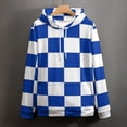 thumbnail image 6 of Kentucky Checkerboard Blue And White Oversized Hoodies for Women Pullover Womens Clothes with Pocket Mens Ultimate Pullover Hoodie Sweatshirt S-6XL, 6 of 8