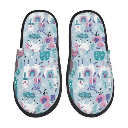 

Slippers for Women alpaca sloth Womens Slippers Fuzzy Winter House Shoes Soft Anti-Skid Slippers Indoor and Outdoor