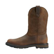 ARIAT 10014238: Mens Ariat Groundbreaker Round Toe Work Boot Safety Calf Work Boots, Distressed Brown