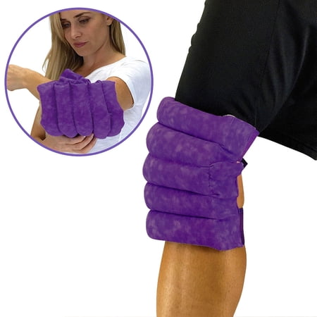 Nature Creation- Knee & Elbow Wrap - Tension - Sore Muscles - Hot Therapy Pack (Purple Marble)