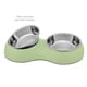 thumbnail image 4 of Plato Para Mascotas Acero Doble Perrísimo Redondo Verde, 4 of 5