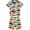 Khaki Cars, variant on QEFJNO 2-8Y Kids Boys Cotton Pajamas Set 2PCS Short Sleeve Top and Shorts for Toddler Boys Cars Printed Pjs Summer