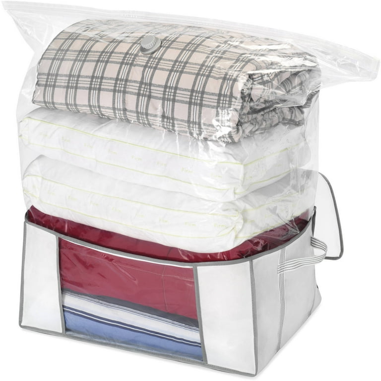 Whitmor Spacemaker 1 Jumbo Vacuum Clothing Storage Bags Airtight Reusable