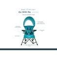 thumbnail image 5 of Baby Delight Go with Me Jubilee Deluxe Portable Infant Chair, Removable Canopy, Teal, 5 of 8