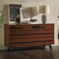 thumbnail image 3 of Walker Edison 60” Contemporary Solid Wood 6-Drawer Dresser, Walnut, 3 of 15