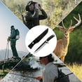 thumbnail image 2 of Plys Camping Knife Fixed Blade Outdoor Knives with Nylon Sheath, Forge Stainless Steel Blade, Camping Essentials Gear, 2 of 7