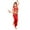 Red, variant on Big Girl Belly Dance Performance Outfits Dancing Clothes Set, Sizes 7-8Y