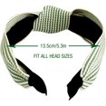 thumbnail image 3 of diademas trenzadas hechas a mano con nudo cruz elástico para el pelo para mujeres y niñas, 3 of 3